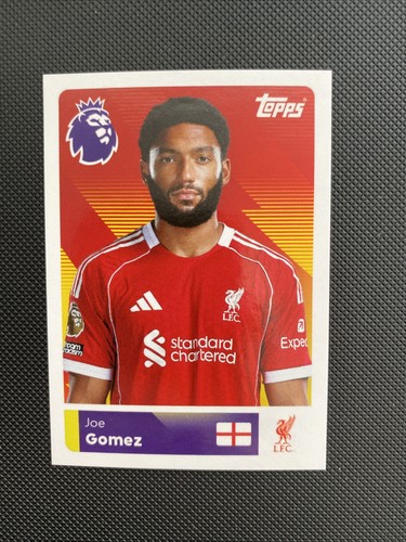Joe Gomez 2026 Topps Premier League 325