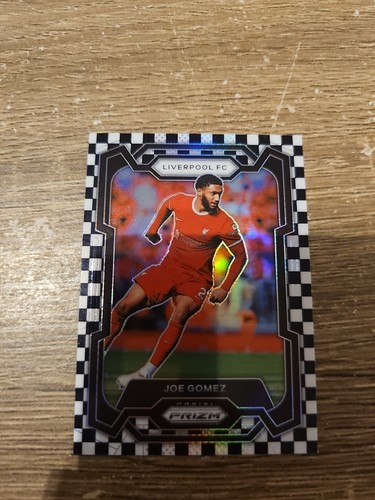 Joe Gomez 2023 Panini Prizm Premier League Black & White Checker Prizm