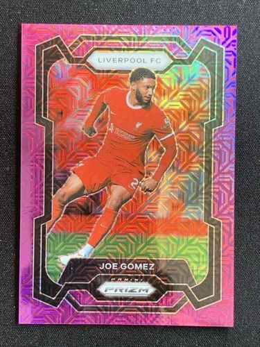 Joe Gomez 2023 Panini Prizm Premier League Purple Mojo Prizm /25
