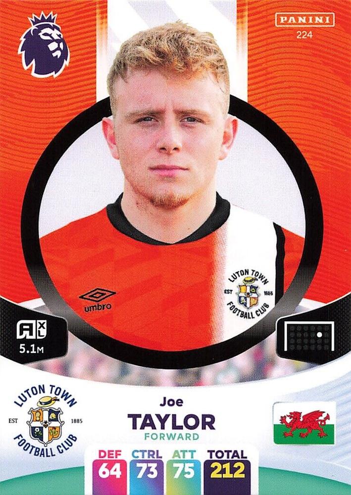 Joe Taylor 2024 Panini Adrenalyn XL Premier League