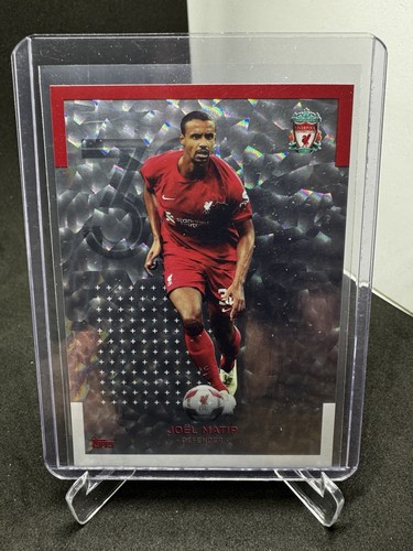 Joel Matip 2022 Topps Liverpool Teamset Cracked Ice