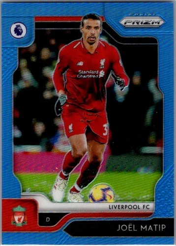 Joel Matip 2019 Panini Prizm Premier League Blue Prizm /199