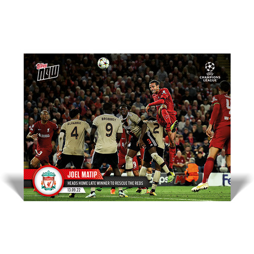 Joel Matip 2022 Topps NOW