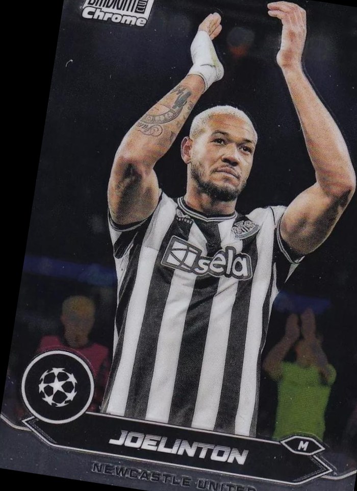 Joelinton 2023 Topps Stadium Club Chrome UEFA Champions League