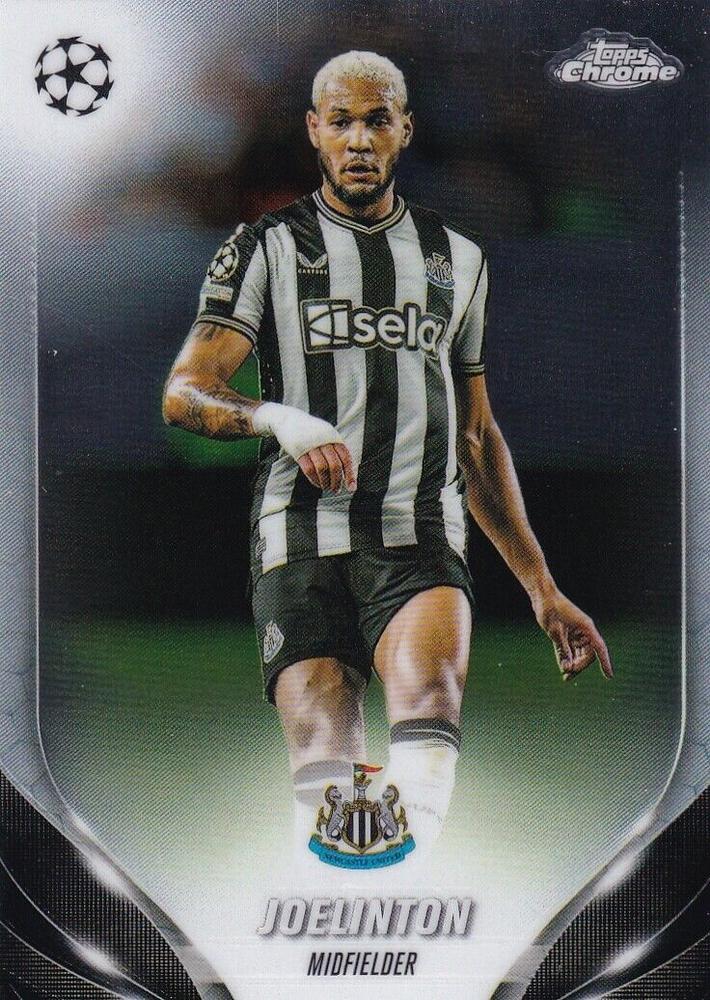 Joelinton 2023 Topps Chrome UEFA Club Competitions