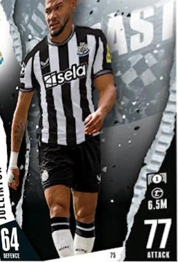 Joelinton 2023 Topps Match Attax UEFA Club Competitions