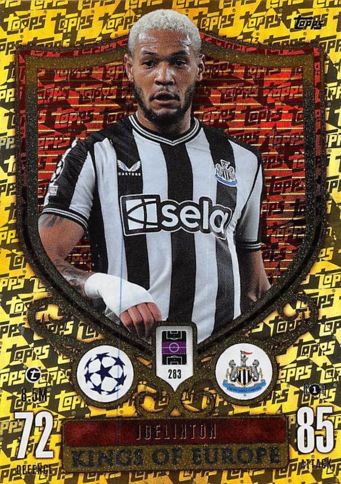 Joelinton 2023 Topps Match Attax UEFA Club Competitions Extra