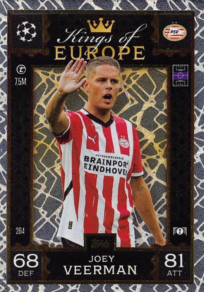 Joey Veerman 2024 Topps Match Attax UEFA Club Competitions Extra