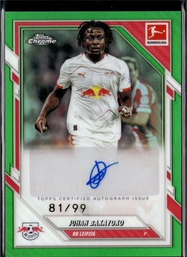 Johan Bakayoko 2025 Topps Chrome Green /99
