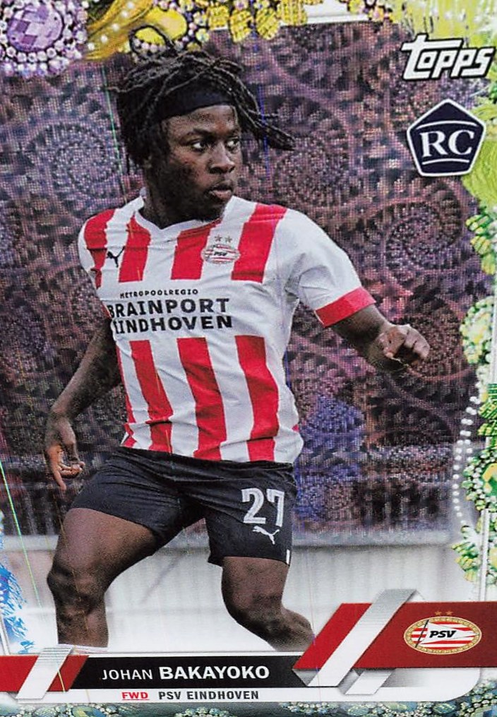 Johan Bakayoko 2022 Topps UEFA Club Competitions Carnaval Edition