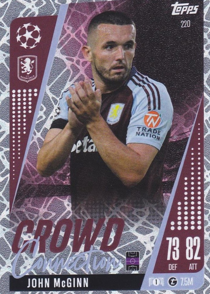 John McGinn 2024 Topps Match Attax UEFA Club Competitions Extra