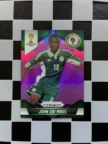 John Obi Mikel 2014 Panini Prizm World Cup Purple /99