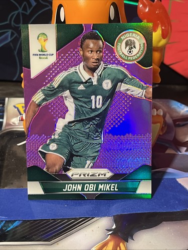 John Obi Mikel 2014 Panini Prizm World Cup Purple Prizm /99