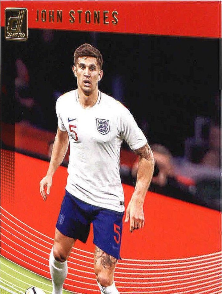 John Stones 2018 Panini Donruss Soccer 128