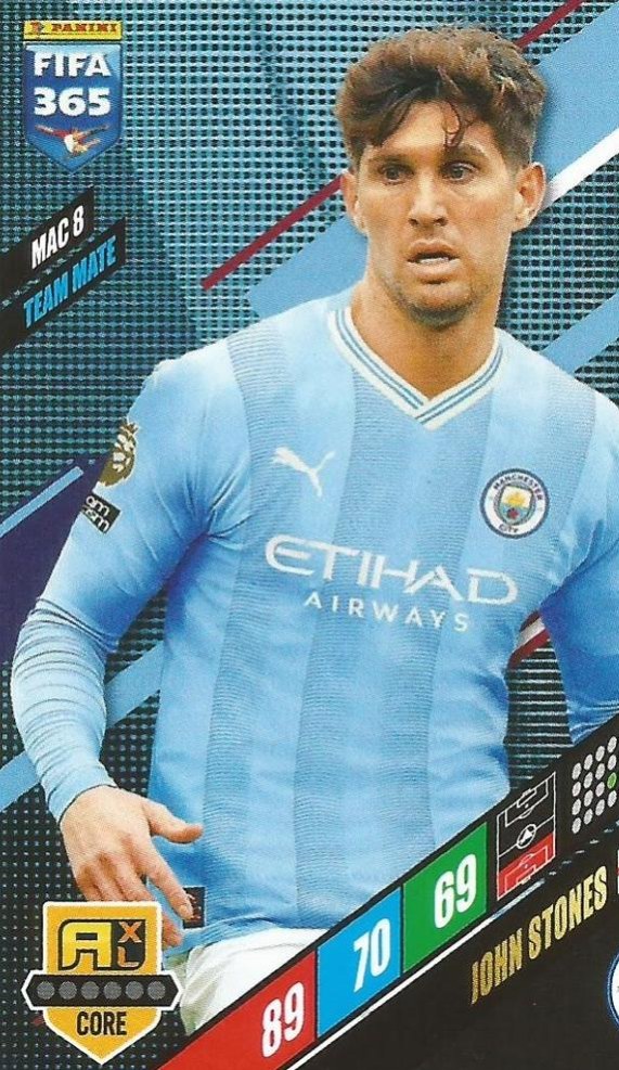 John Stones 2024 Panini Adrenalyn XL FIFA 365