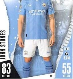John Stones 2023 Topps Match Attax UEFA Club Competitions