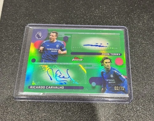 John Terry & Ricardo Carvalho 2026 Topps Finest Green /75