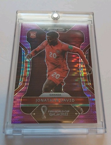 Johnathan David 2022 Panini Prizm Purple Disco /35