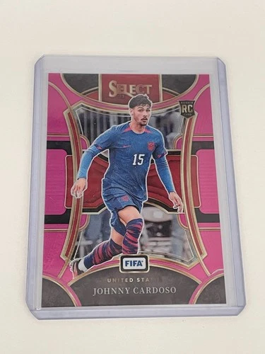 Johnny Cardoso 2024 Panini Select FIFA Mezzanine Pink /75