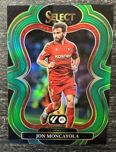Jon Moncayola 2025 Panini Select Green Prizm 2/5