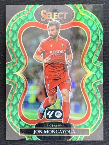 Jon Moncayola 2025 Panini Select La Liga Jade Dragon Scale 160/28
