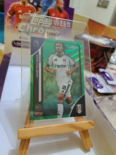 Jonah Kusi-Asare 2026 Topps Chrome Green Wave /99