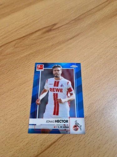 Jonas Hector 2020 Topps Bundesliga Chrome Blue /150