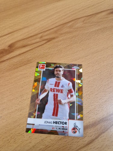 Jonas Hector 2020 Topps Bundesliga Chrome Sapphire Gold /50