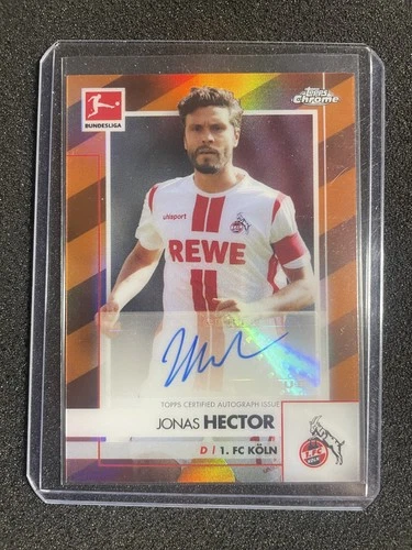 Jonas Hector 2021 Topps Chrome Bundesliga Orange /25