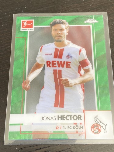 Jonas Hector 2020 Topps Chrome Green Refractor /99