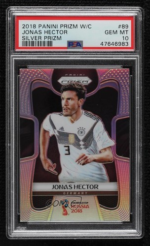 Jonas Hector 2018 Panini Prizm World Cup Silver Prizm