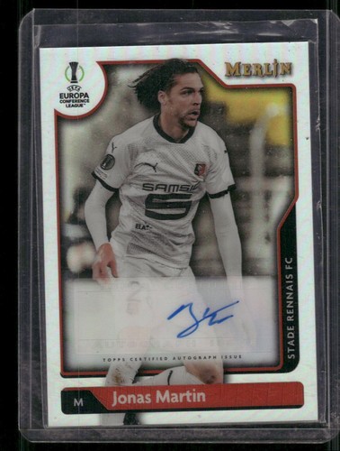 Jonas Martin 2021 Topps Merlin Chrome Refractor