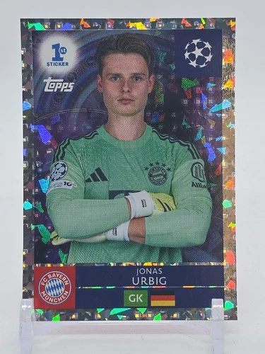 Jonas Urbig 2025 Topps UCL UEFA #292