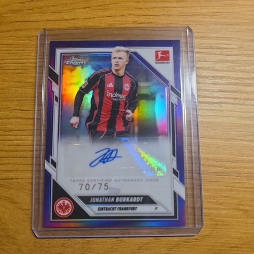 Jonathan Burkardt 2025 Topps Chrome Bundesliga /75