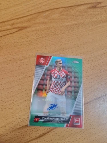 Jonathan Burkardt 2021 Topps Chrome Green /99