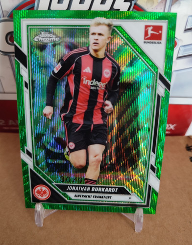 Jonathan Burkardt 2025 Topps Chrome Green Wave /99