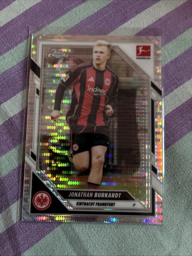 Jonathan Burkardt 2025 Topps Chrome Pulsar Refractor