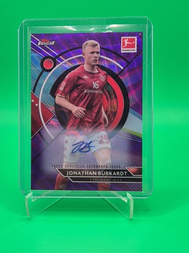 Jonathan Burkardt 2022 Topps Finest /80