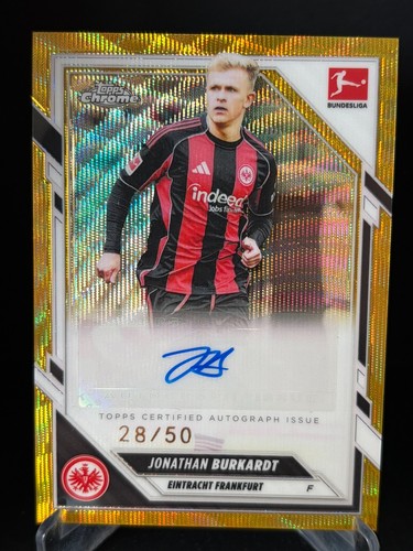Jonathan Burkhardt 2025 Topps Chrome /50