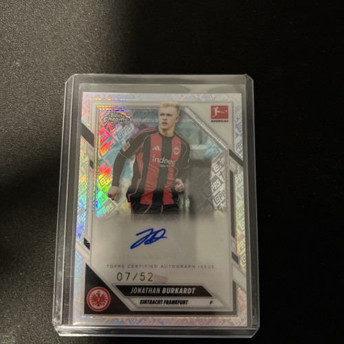Jonathan Burkhardt 2025 Topps Chrome /52