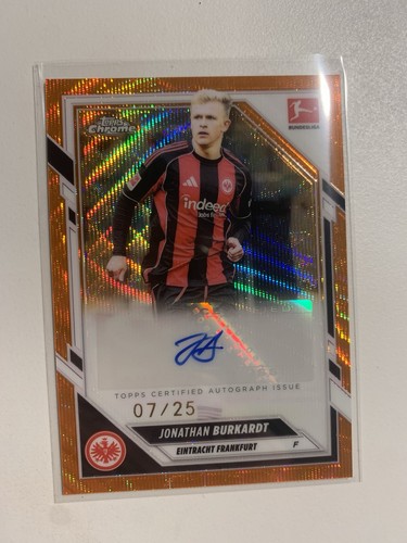 Jonathan Burkhardt 2025 Topps Chrome Bundesliga /25