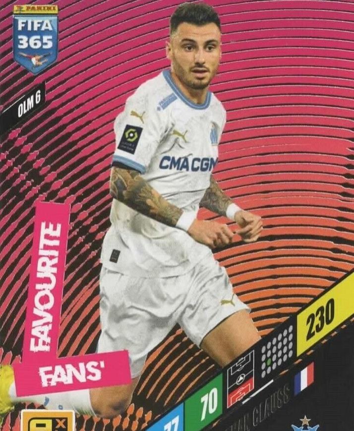 Jonathan Clauss 2024 Panini Adrenalyn XL FIFA 365