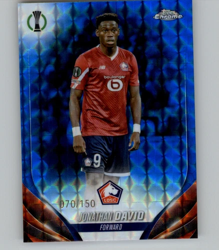 Jonathan David 2023 Topps Chrome Blue Geometric /150