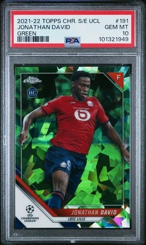 Jonathan David 2021 Topps Chrome Sapphire Edition Green /75
