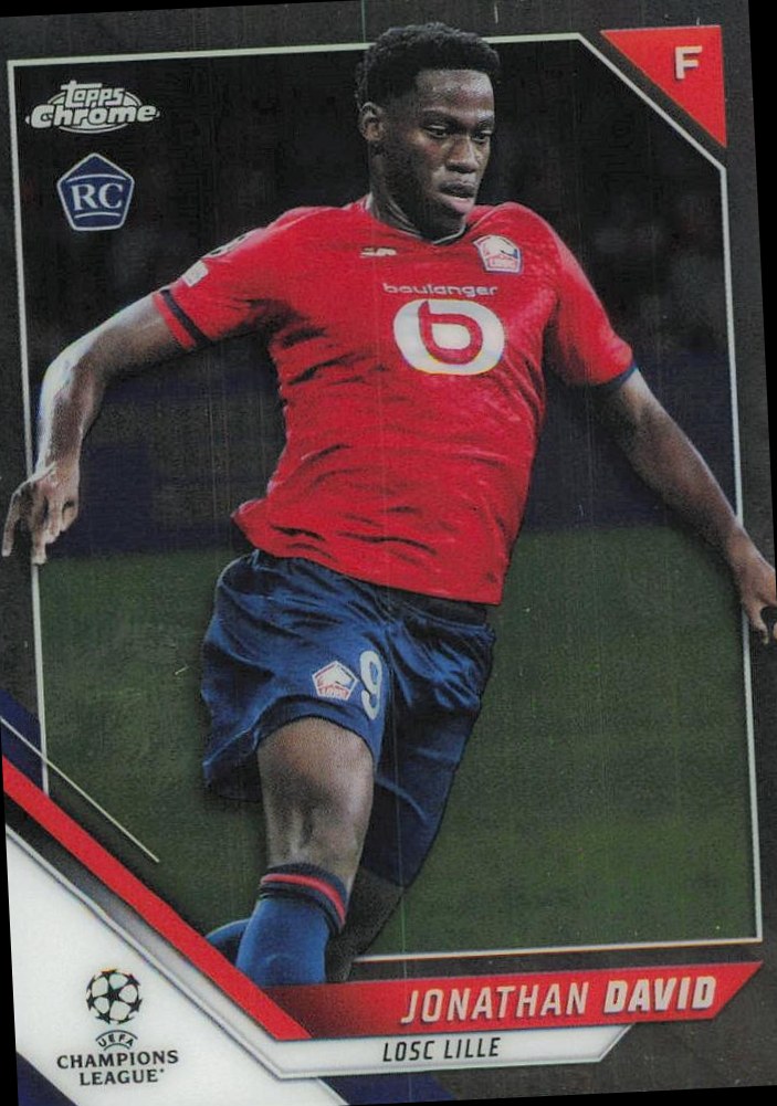 Jonathan David 2021 Topps Chrome UCC 191