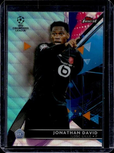 Jonathan David 2021 Topps Finest Aqua Wave Refractor /75