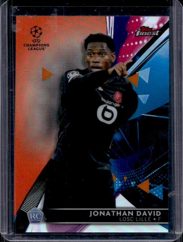 Jonathan David 2021 Topps Finest Orange /25