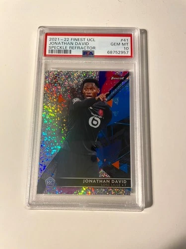 Jonathan David 2021 Topps Finest Speckle Refractor