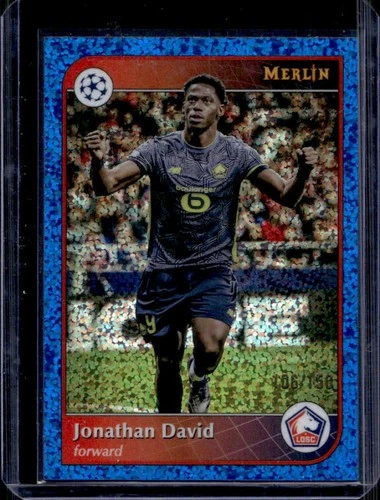 Jonathan David 2024 Topps Merlin Chrome Blue Refractor /150