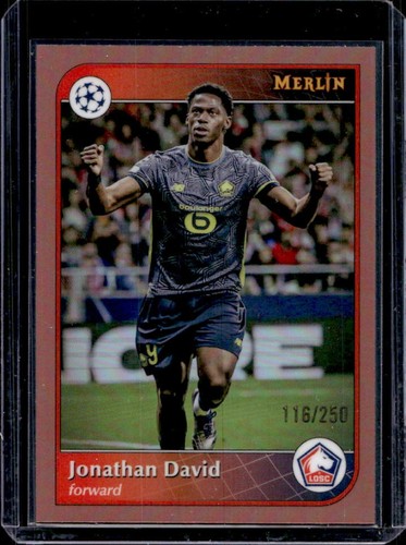 Jonathan David 2024 Topps Merlin Chrome Rose Gold Refractor /250